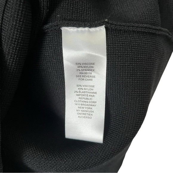 House of Harlow 1960 Black Size XS Sleeveless Stretch Rib Knit Bodycon Top - Picture 5 of 5